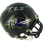 Ray Rice Autographed Baltimore Ravens Replica Mini Helmet